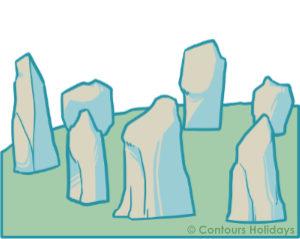 Art of standing stones on The Ridgeway.