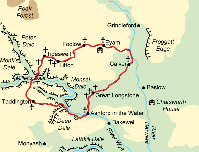 Peak District Map Of Walks