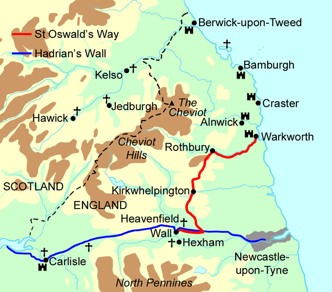 St Oswald's Way inland section in 3 to 5 days — Contours Walking Holidays